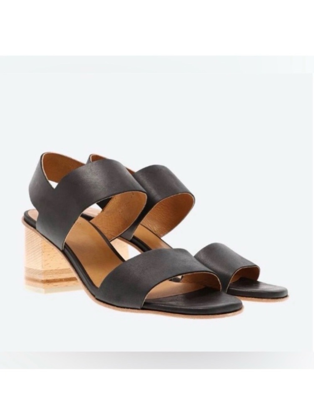 Coclico Size 41 Bedford Sandal in Black Talco